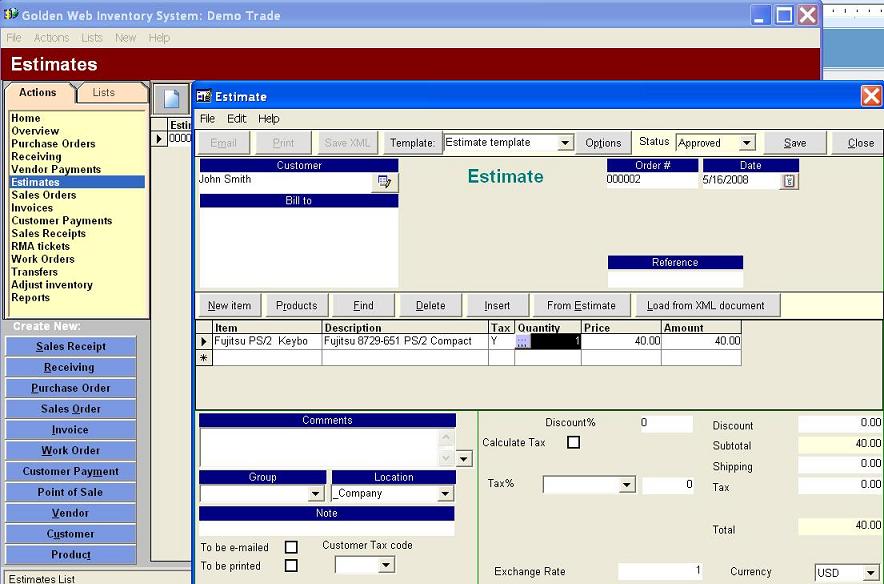 estimate
