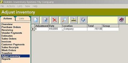 Inventory management software