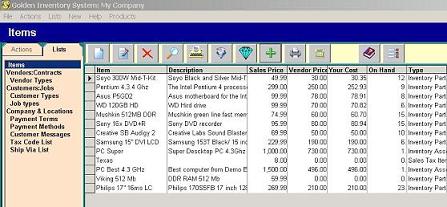 Inventory management software