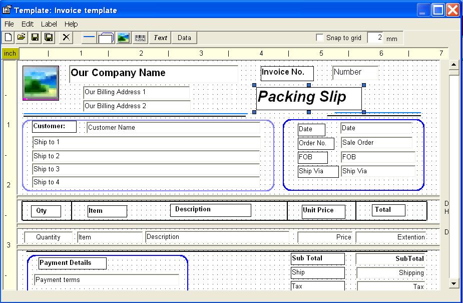  Can the program do a packing slip?