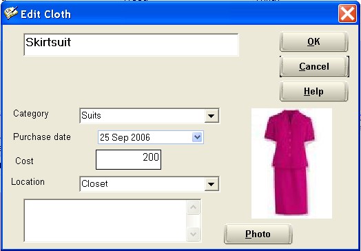 clothing