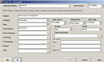 Project management software