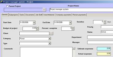 Project management software